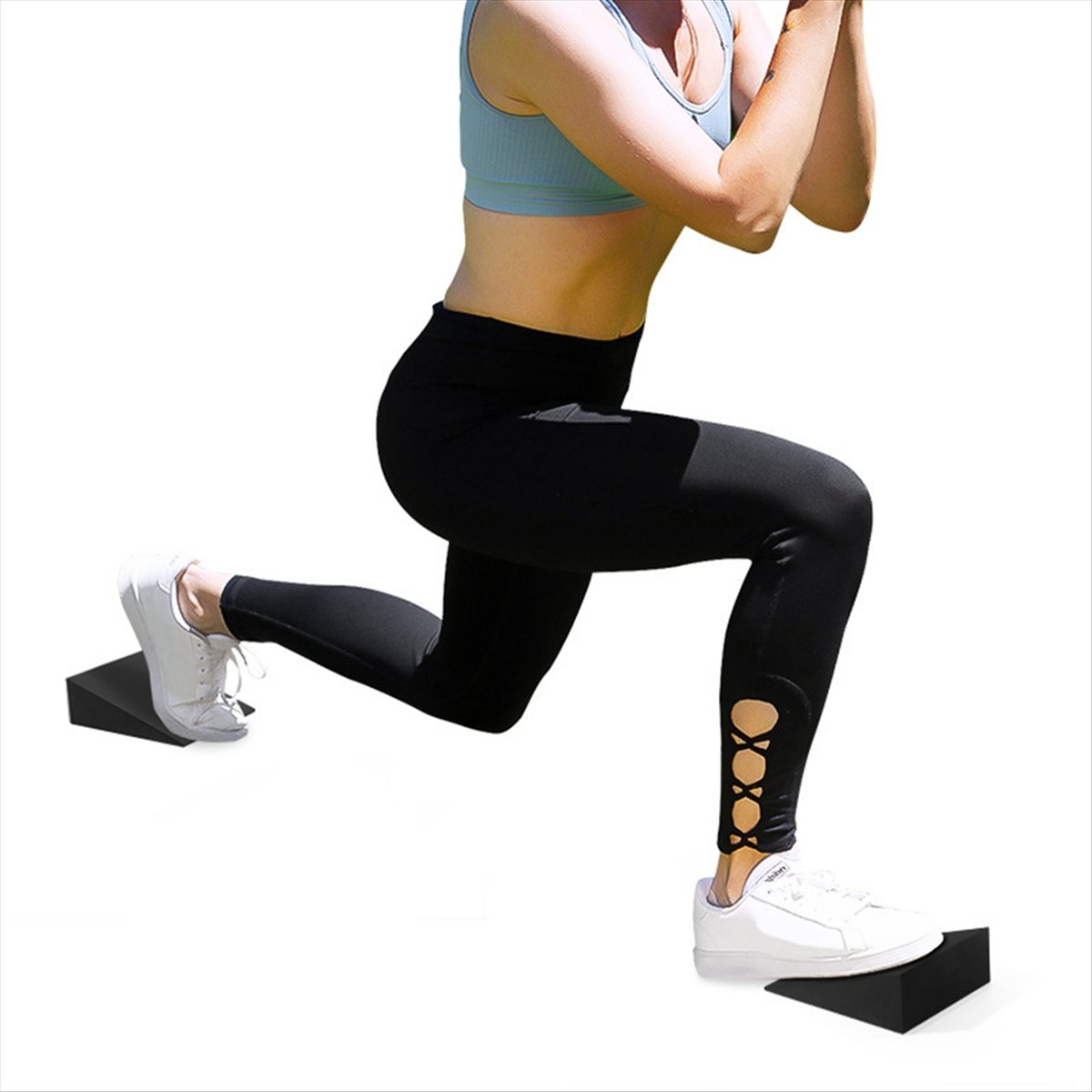 ABXY 2Pcs Yoga Wedge Blocks EV - đánh giá và giá Yoga Fitness Exercises