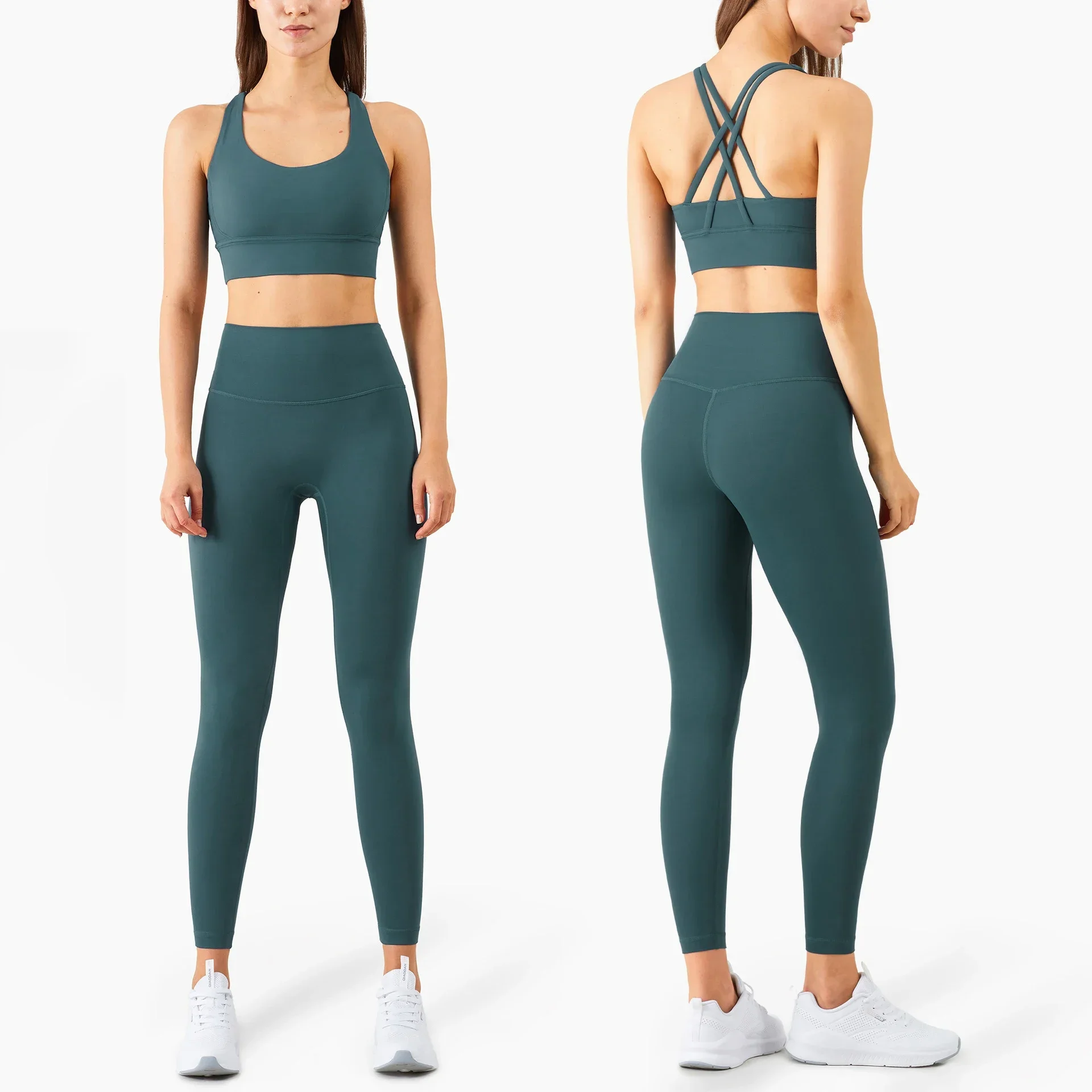 Women's Solid Color 2 piece Yo - đánh giá và giá Yoga Fitness Kleidung