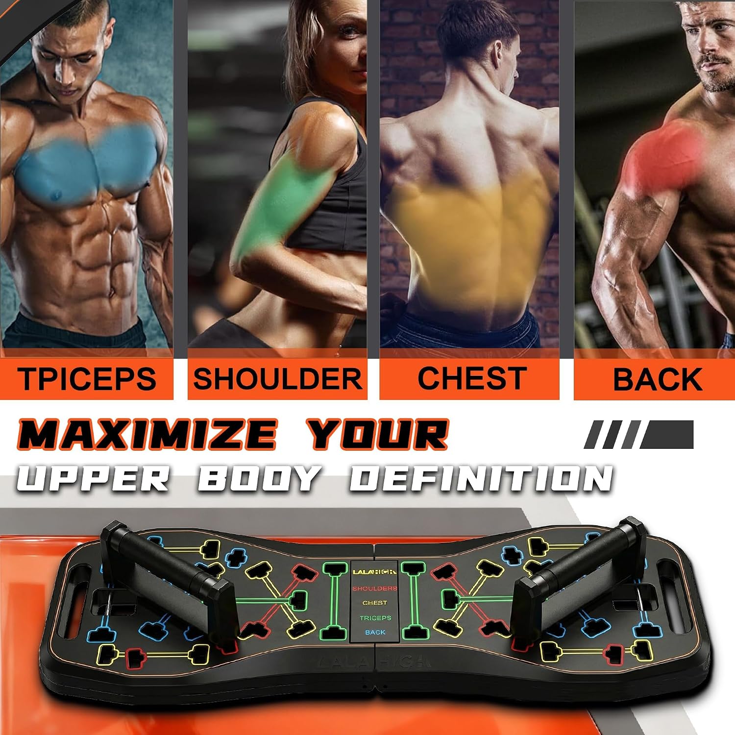 LALAHIGH Push Up Board,36 in 1 - đánh giá và giá Push Up Board