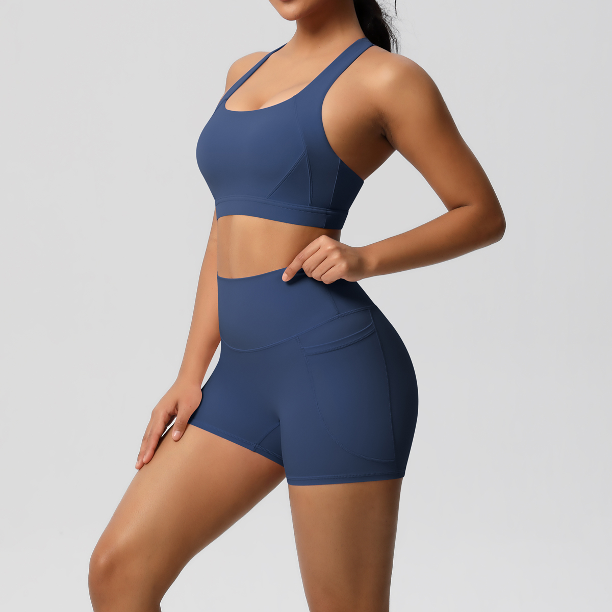 2PCS Sportswear With Pocketed  - đánh giá và giá Yoga Fitness Kleidung